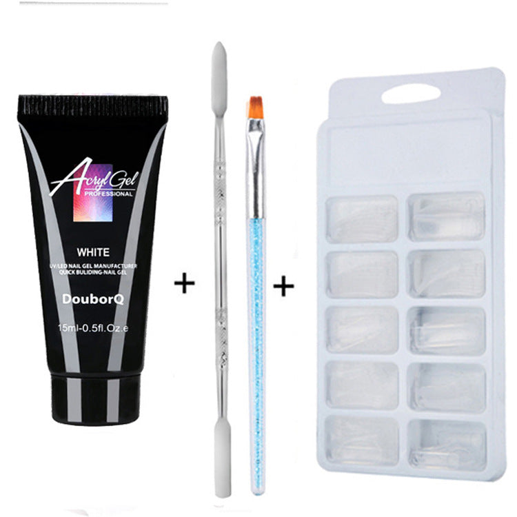 DIY Nail Polish Art for Nail Extensions