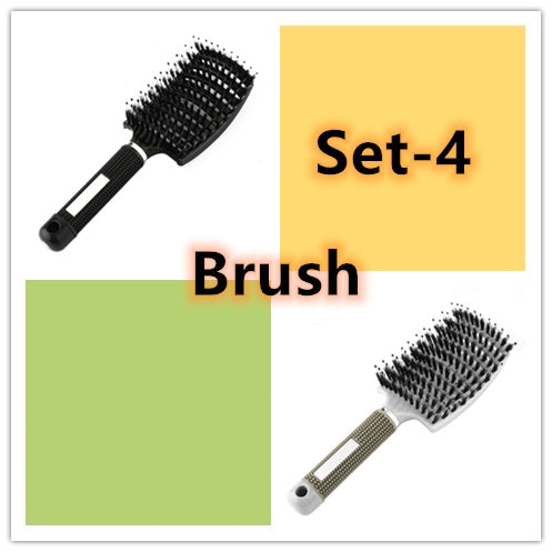 Bristle & Nylon Hair Brush for Detangling and Scalp Massage