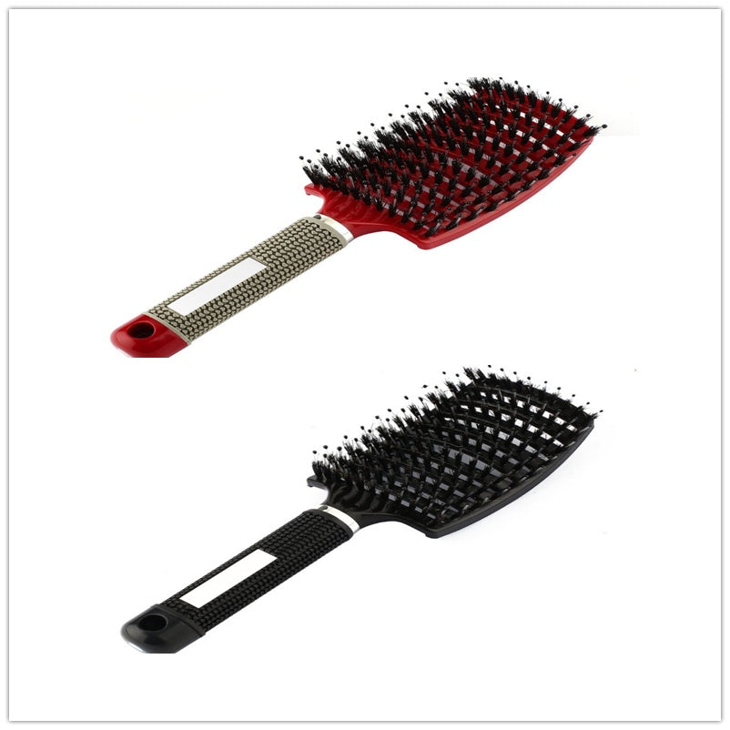 Bristle & Nylon Hair Brush for Detangling and Scalp Massage