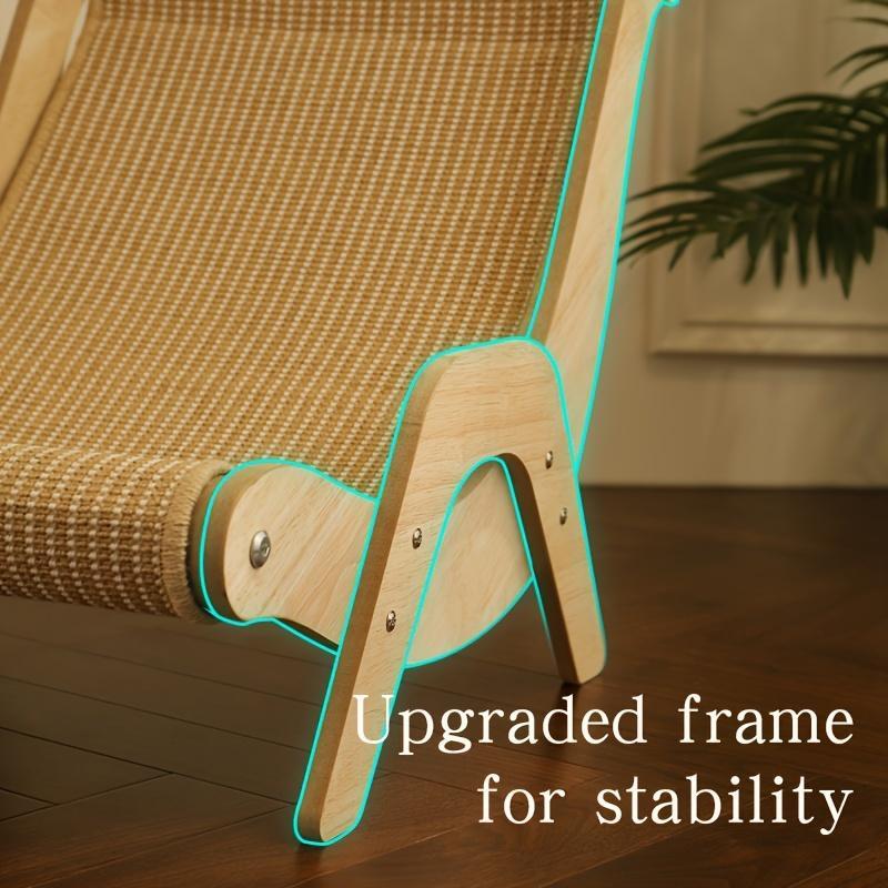Premium 2 in 1 Cat Hammock and Scratching Post Rest Chair