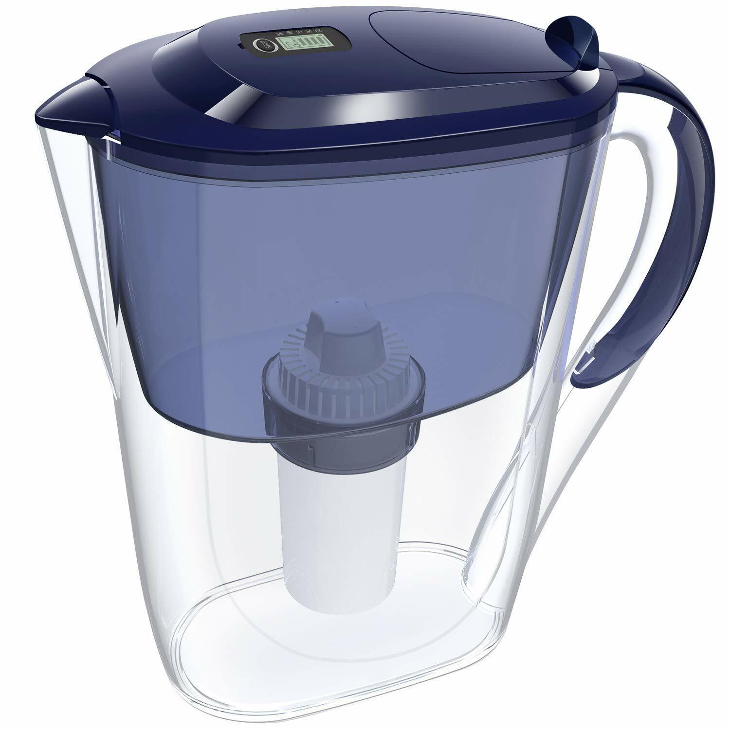 10 Cup Water Filter Jug With Electronic Indicator Cartridge
