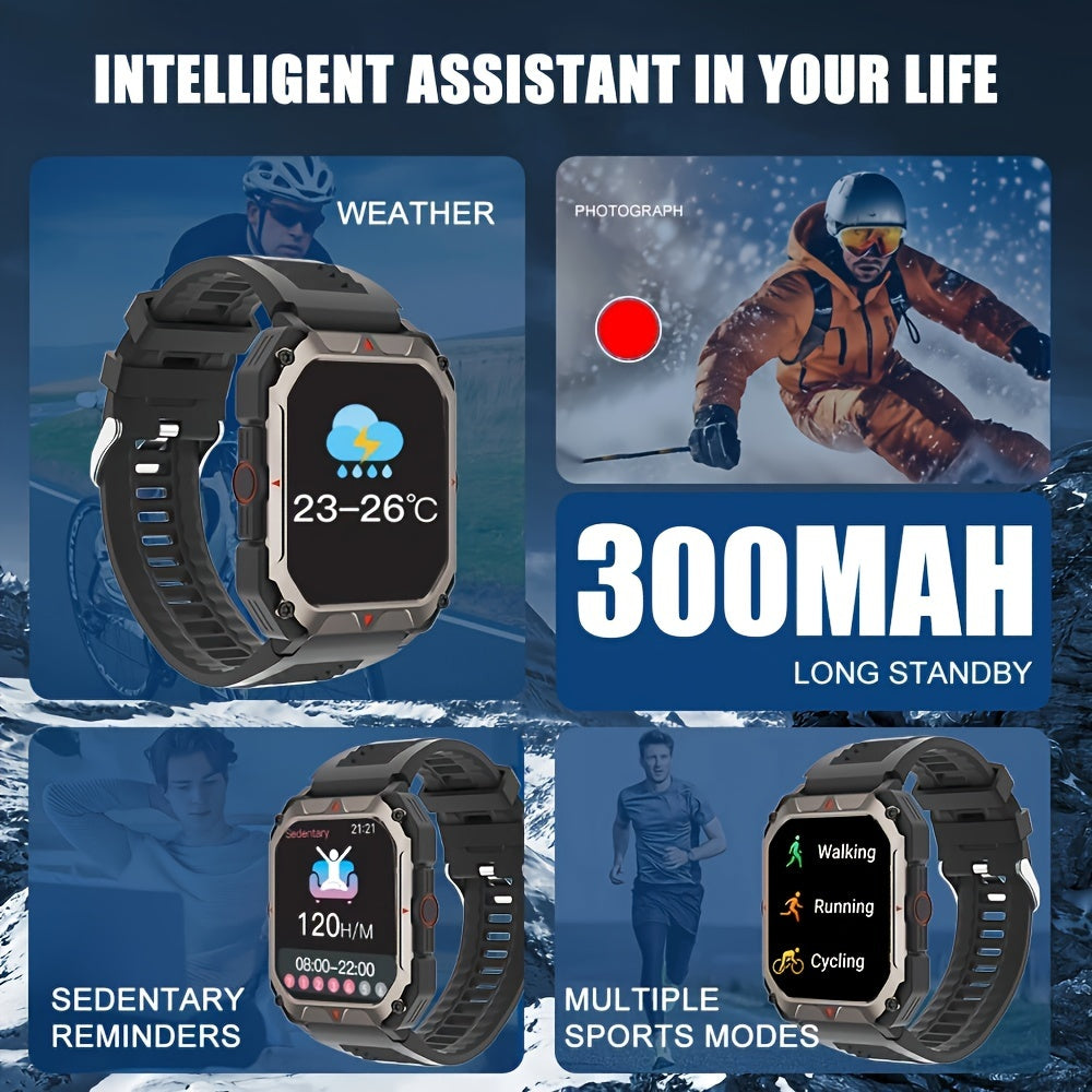 Men’s Smart Watch With Calling Fitness Tracker HD Display