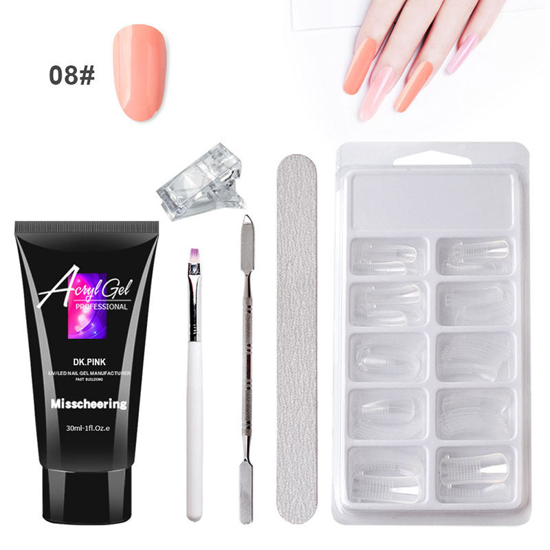 Painless Extension Crystal Gel Nail Art Set