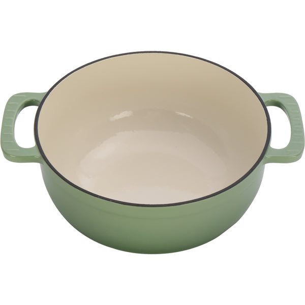 6QT Enameled Cast Iron Dutch Oven Pot with Lid and Silicone Gloves