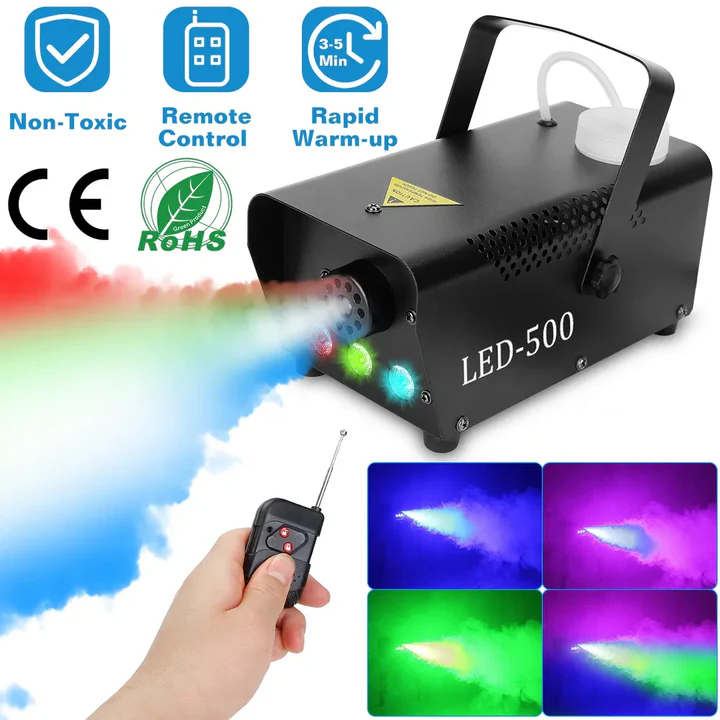 400W Fog Machine RGB LED Party Smoke Fogger