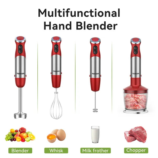 Powerful 5-in-1 Hand Blender 1000W Immersion Stick Mixer Set
