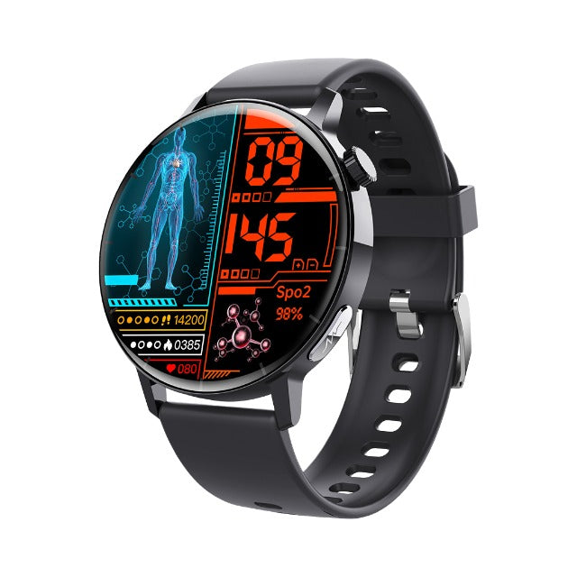 Smartwatch with Non-Invasive Glucose, ECG & Advanced Health Monitoring