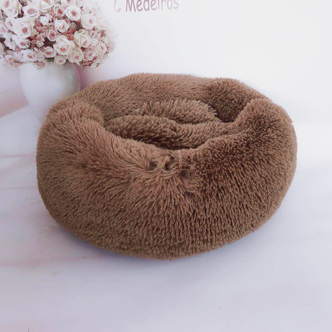 Luxury Plush Pet Nest Soft Warm Cozy Bed for Dogs & Cats