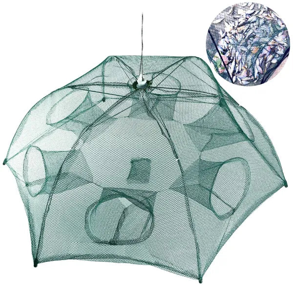 Portable Foldable Fishing Trap Net for Shrimp Minnow Crab