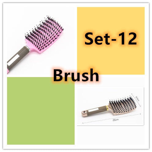 Bristle & Nylon Hair Brush for Detangling and Scalp Massage