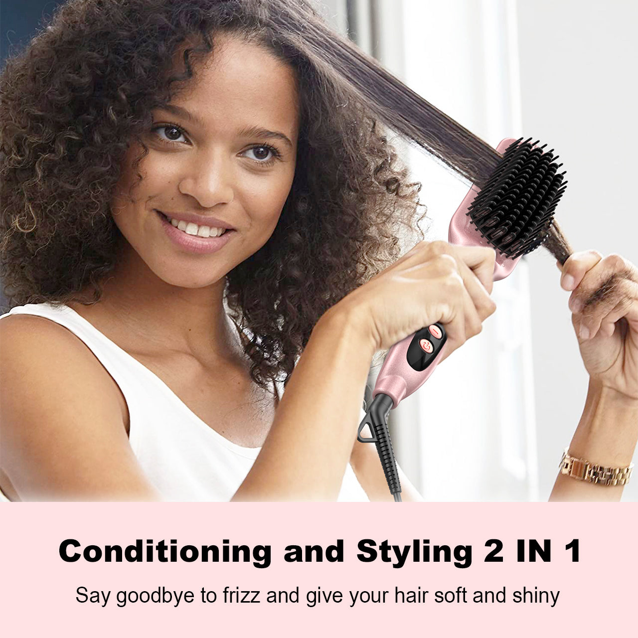 Straight Hair Comb Portable Styling Tool for Smooth Daily Hair Care