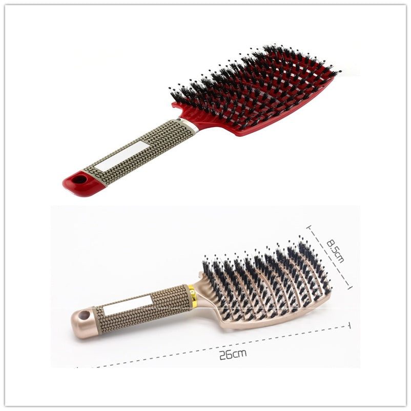Bristle & Nylon Hair Brush for Detangling and Scalp Massage