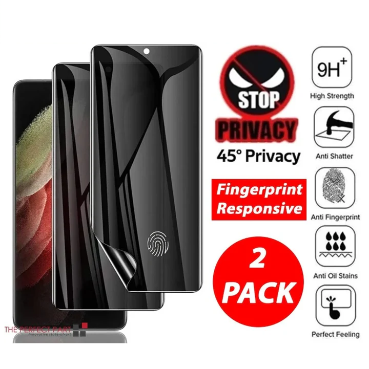 Privacy Hydrogel Screen Protector Anti Spy for S23 Ultra S22