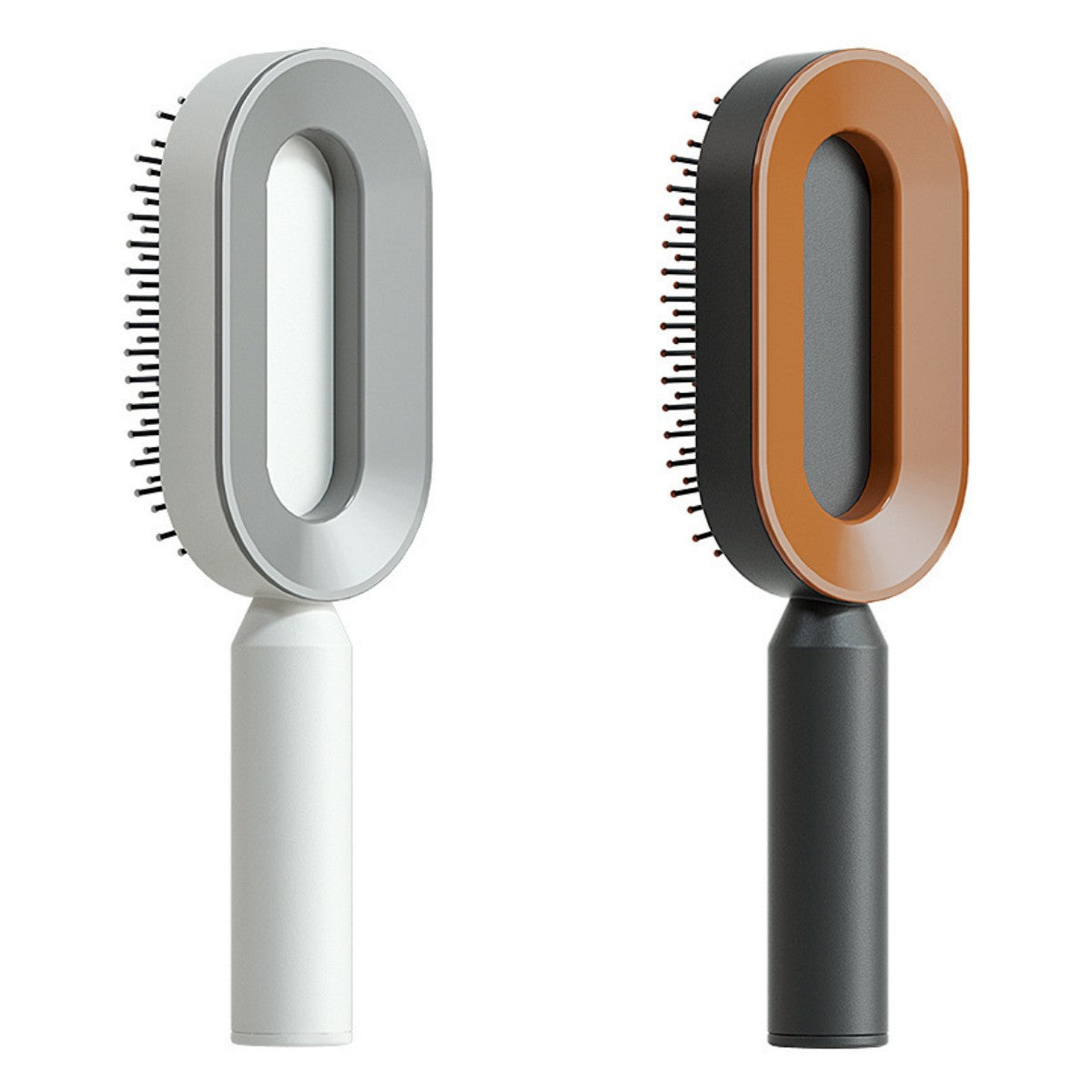 Self Cleaning Hair Brush with Scalp Massage & Detangling