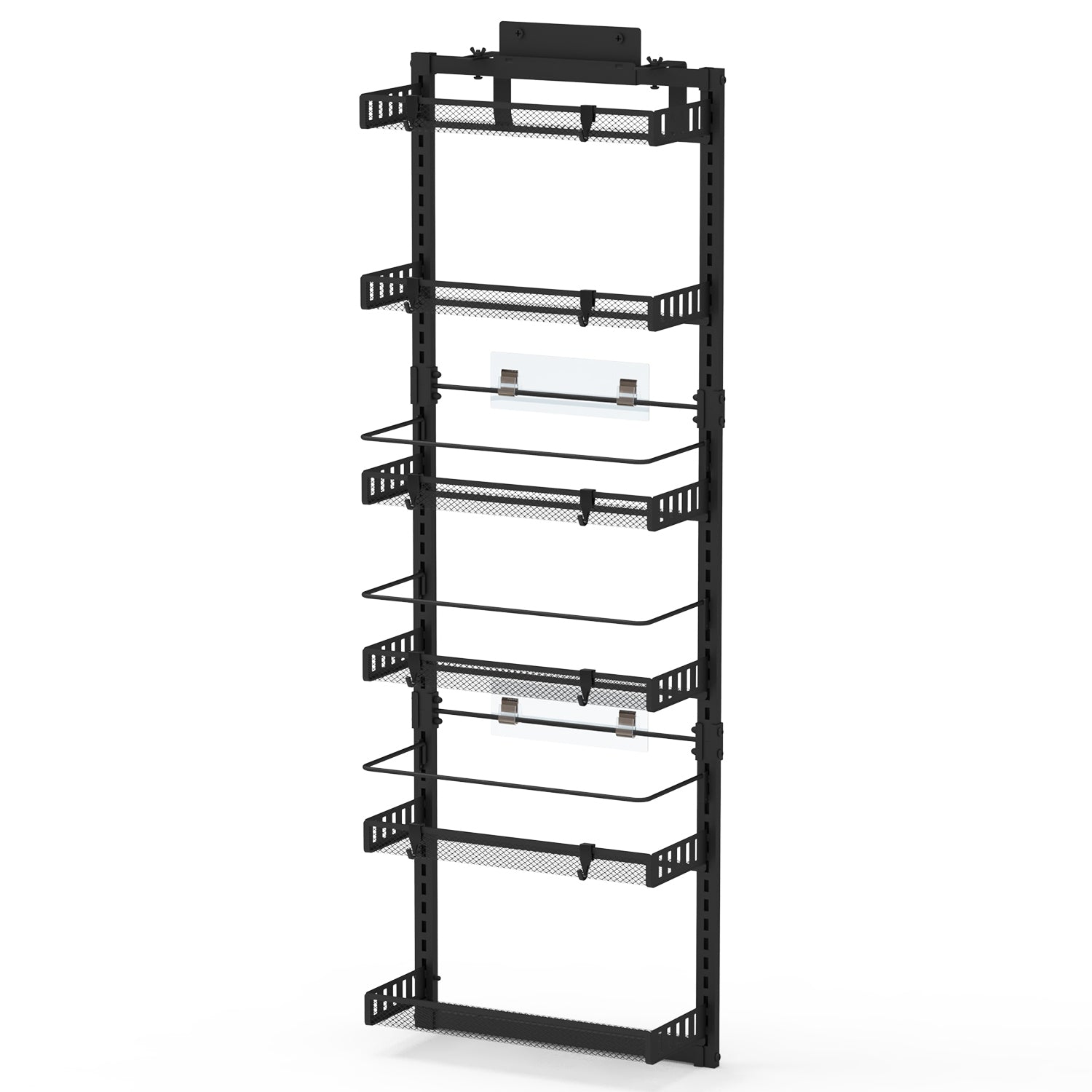 Over Door Pantry Organizer 6 Tier Carbon Steel Storage Rack
