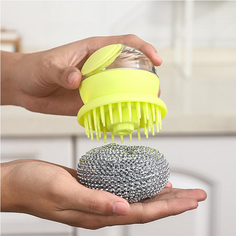 Stainless Steel Scrubber Brush Multi-Functional Dish Cleaning Tool