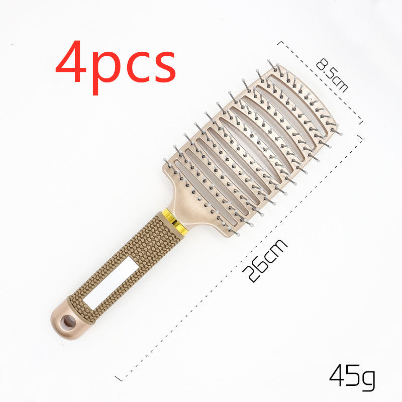 Bristle & Nylon Hair Brush for Detangling and Scalp Massage
