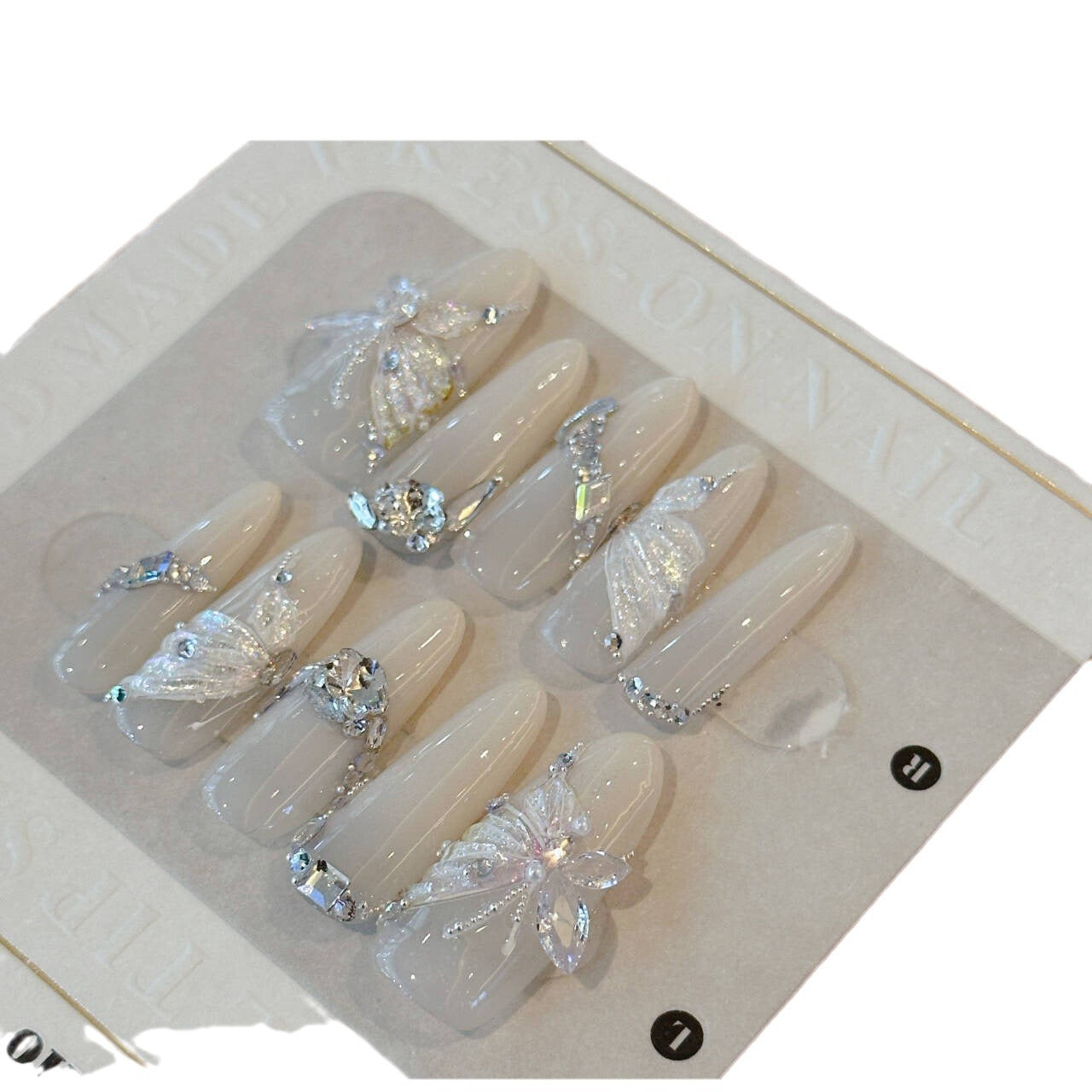 Handmade Fairy Light Luxury 3D Wearable Nail Armor