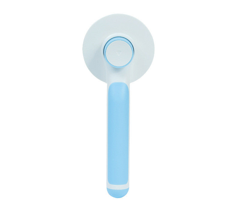 Premium Pet Grooming Comb Round Handle Smooth Deshedding Brush