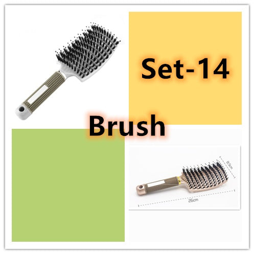 Bristle & Nylon Hair Brush for Detangling and Scalp Massage
