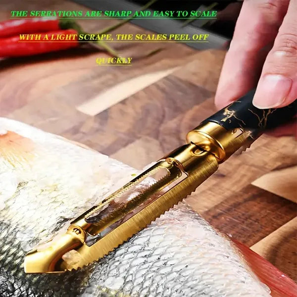 Multifunctional Stainless Steel Peeler Set for Kitchen Use