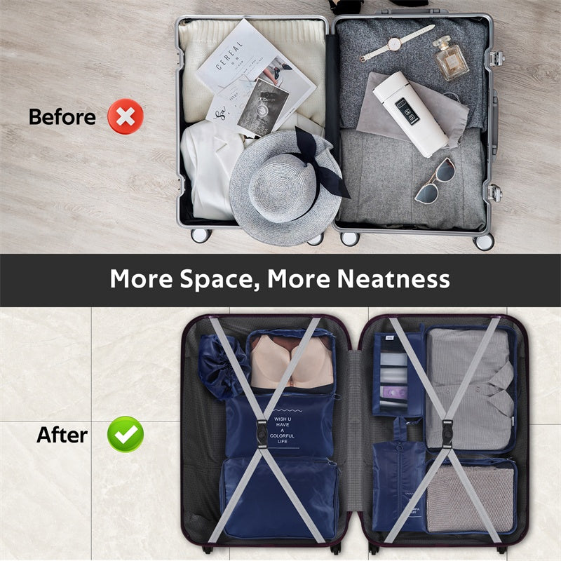 Minimalist Solid Color Storage Bag for Home Organization