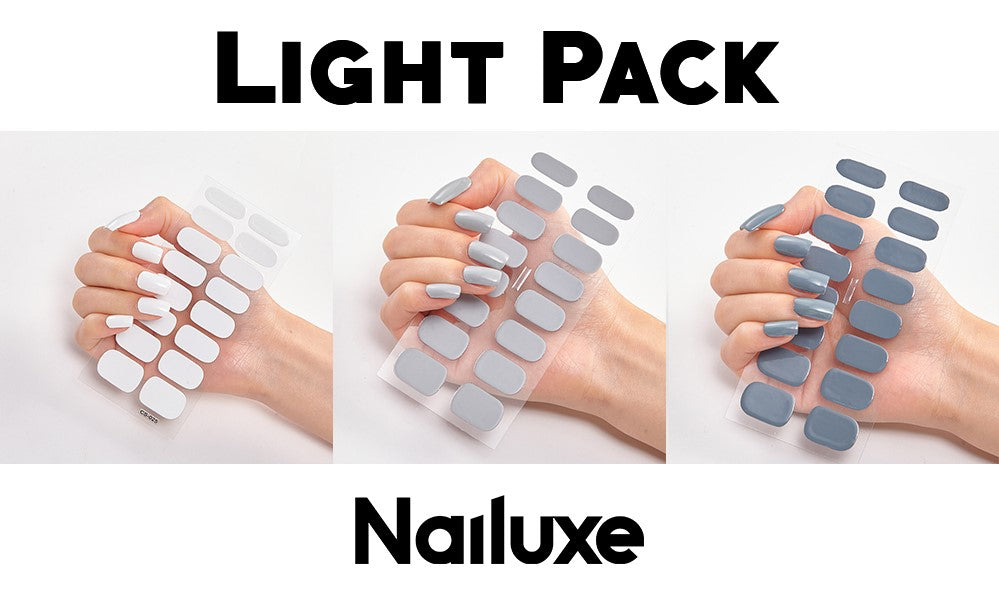 Pure Color 16PCS Nail Stickers for Easy DIY Nail Art