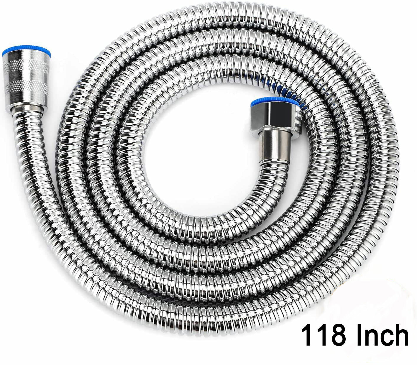 3m Stainless Steel Shower Hose Extra Long Anti-Twist 118 Inch