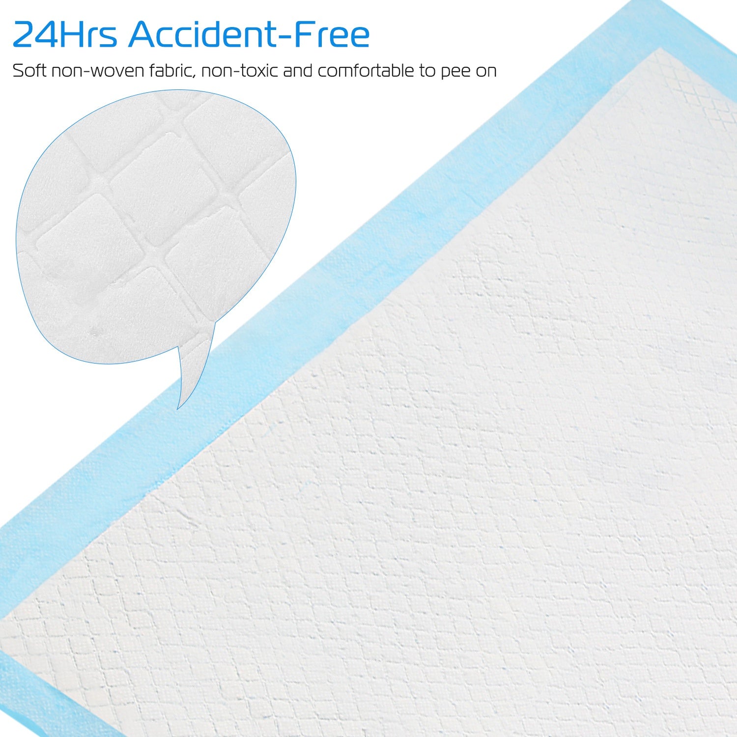 50PCS Dog Training Pads for Puppies and Cats Leak-Proof Design