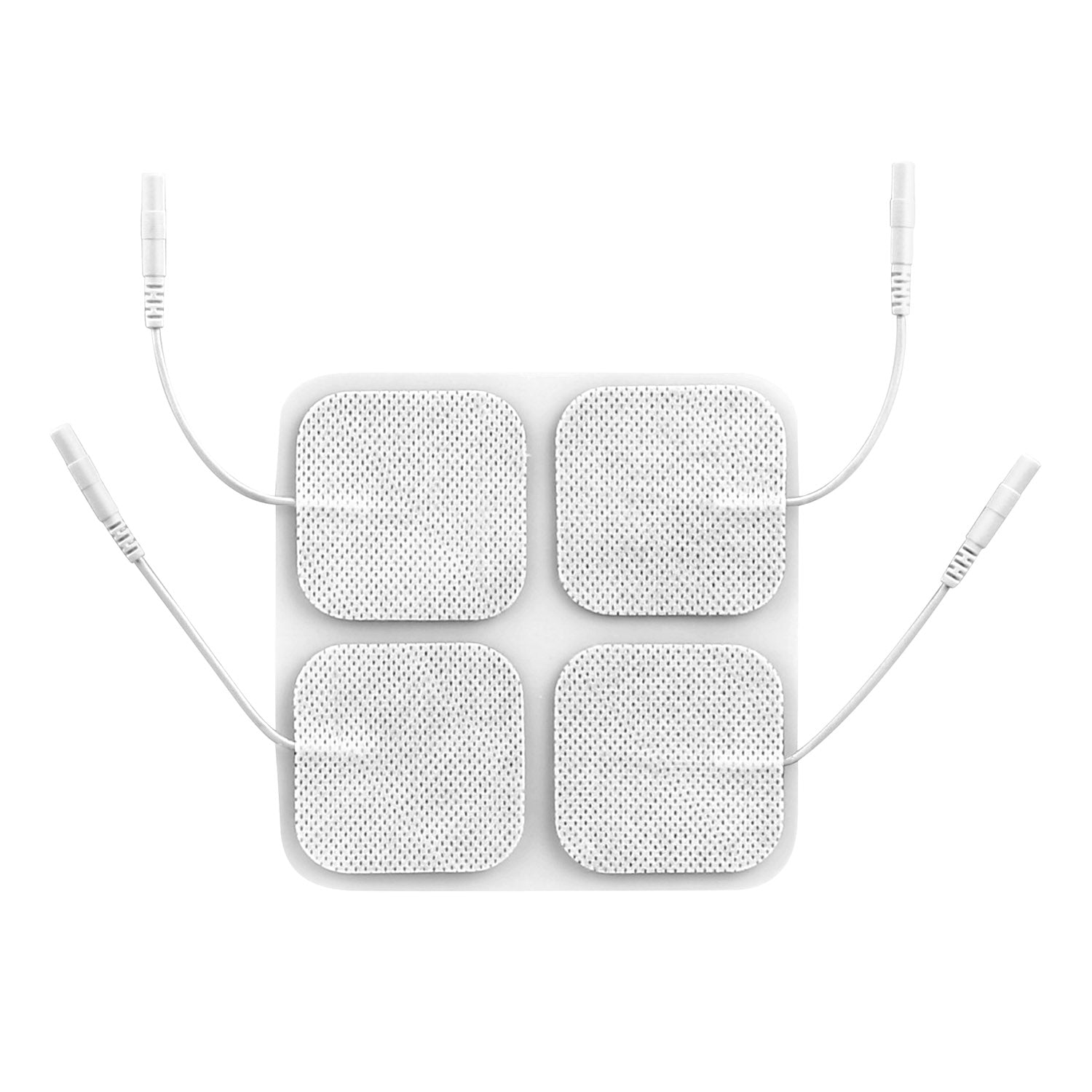 4PCS Reusable Electrode Pads for TENS EMS Unit Replacement Set