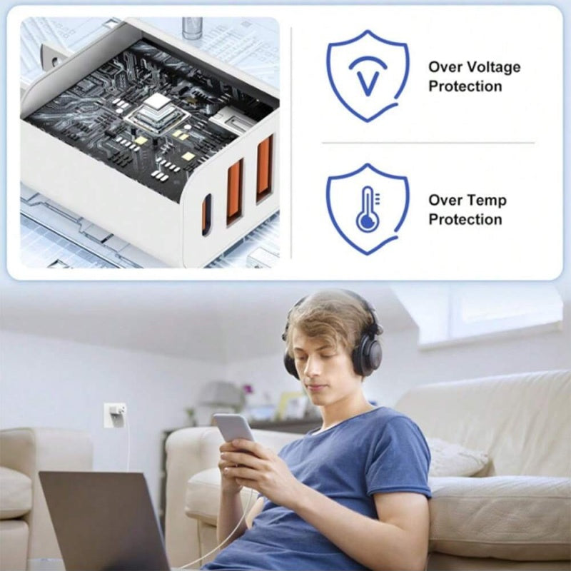 Portable Charger Cable Fast Charging Durable Multi Device Cord