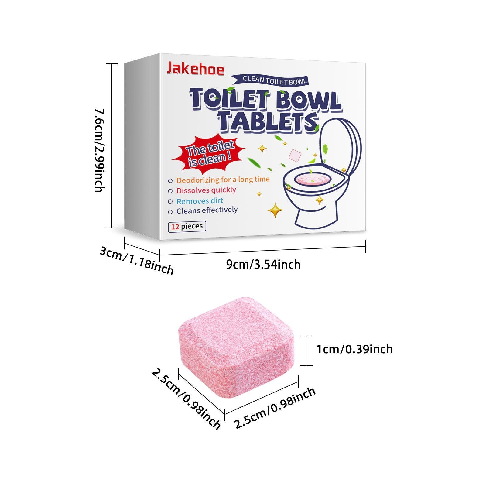 Advanced Toilet Cleaning Tablets Powerful Odor & Stain Remover