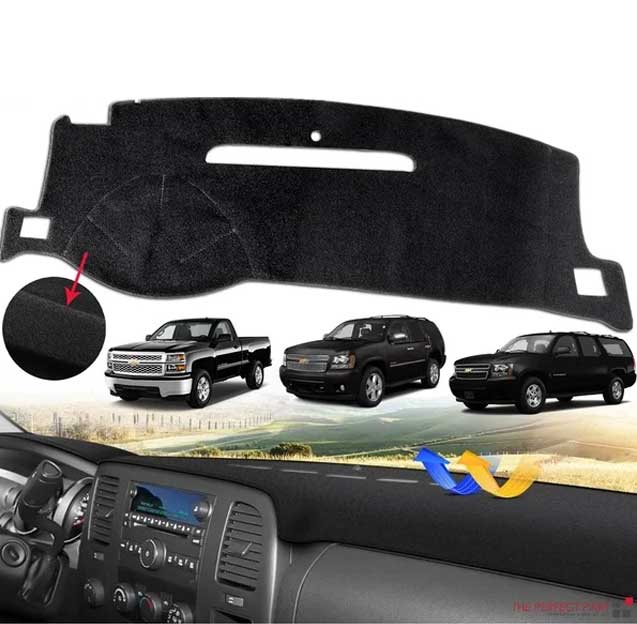Dashboard Dash Cover Mat for Chevy Silverado Tahoe 2007–2014