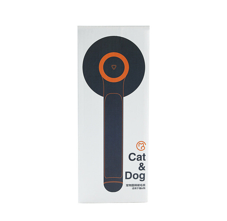 Premium Pet Grooming Comb Round Handle Smooth Deshedding Brush