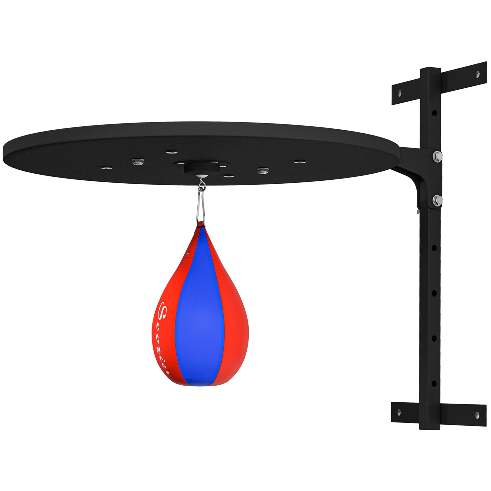 Wall Mounted Speed Bag Platform with Adjustable Height Training Kit