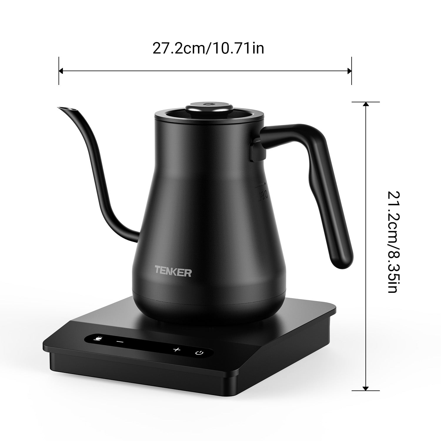 Gooseneck Electric Kettle with Temperature Control & Keep Warm Function