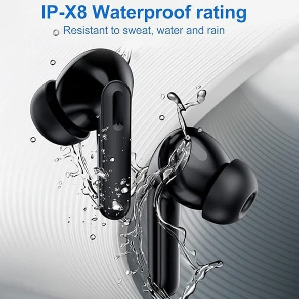 Bluetooth 5.3 Noise Cancelling TWS Earbuds Waterproof Headset