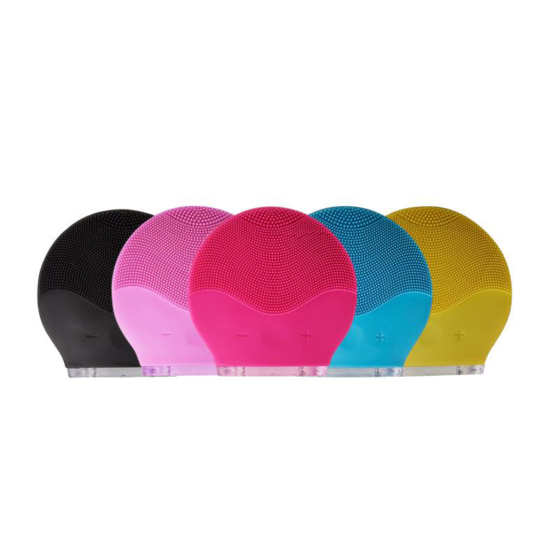 Mini Silicone Facial Cleansing Brush with Sonic Deep Clean