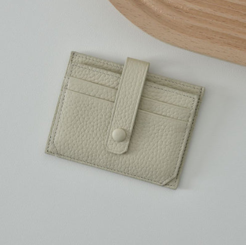 Ultra Thin Womens Card Holder Korean Style Multi Card Slot Slim Wallet