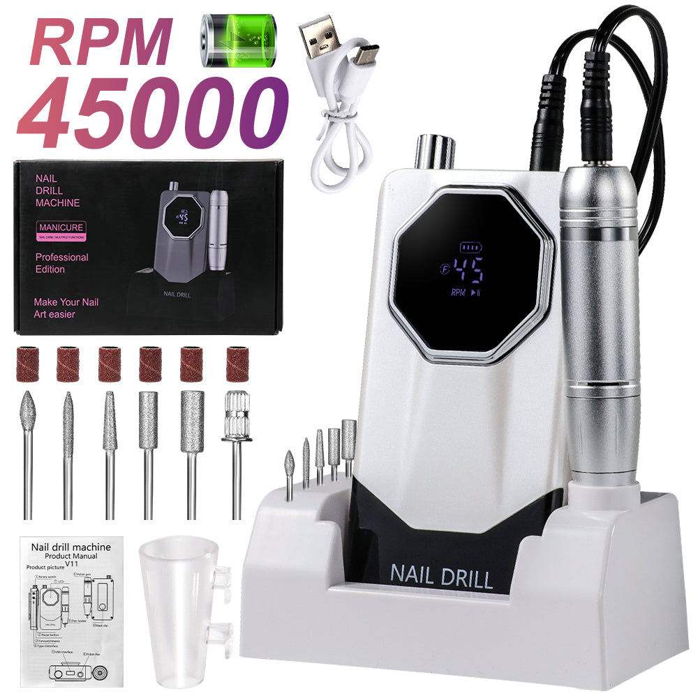 45000RPM Professional Portable Nail Drill