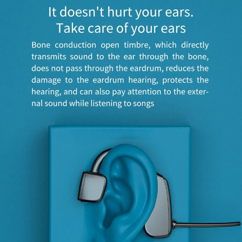 Bone Conduction Bluetooth 5.1 Wireless Sport Headphones Outdoor