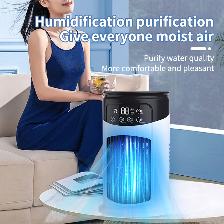 Desktop Air Cooler Portable Mini Cooling Fan USB Powered