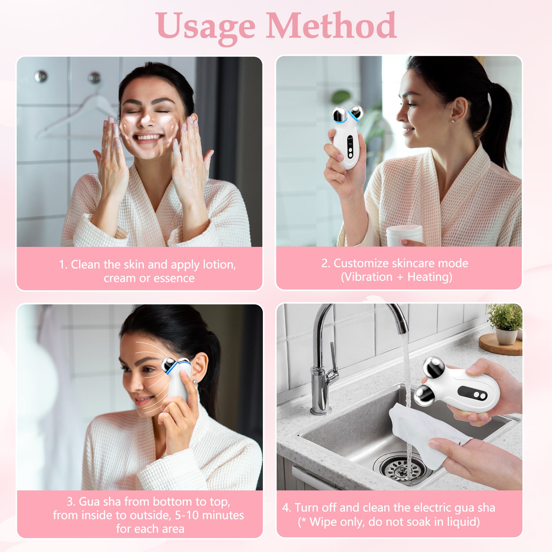 Advanced Microcurrent Facial Device for Anti-Aging & Skin Lift