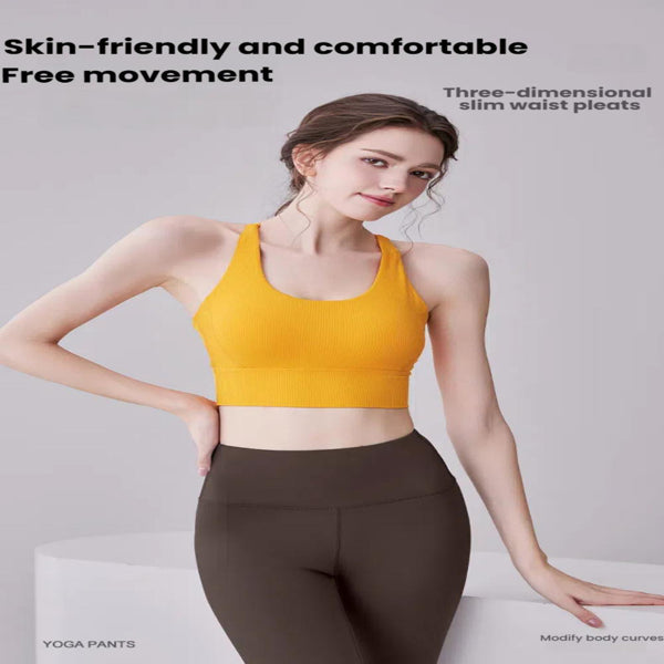 X-SHADOW JYTN011 Yoga Clothes with Built-in Chest Pad
