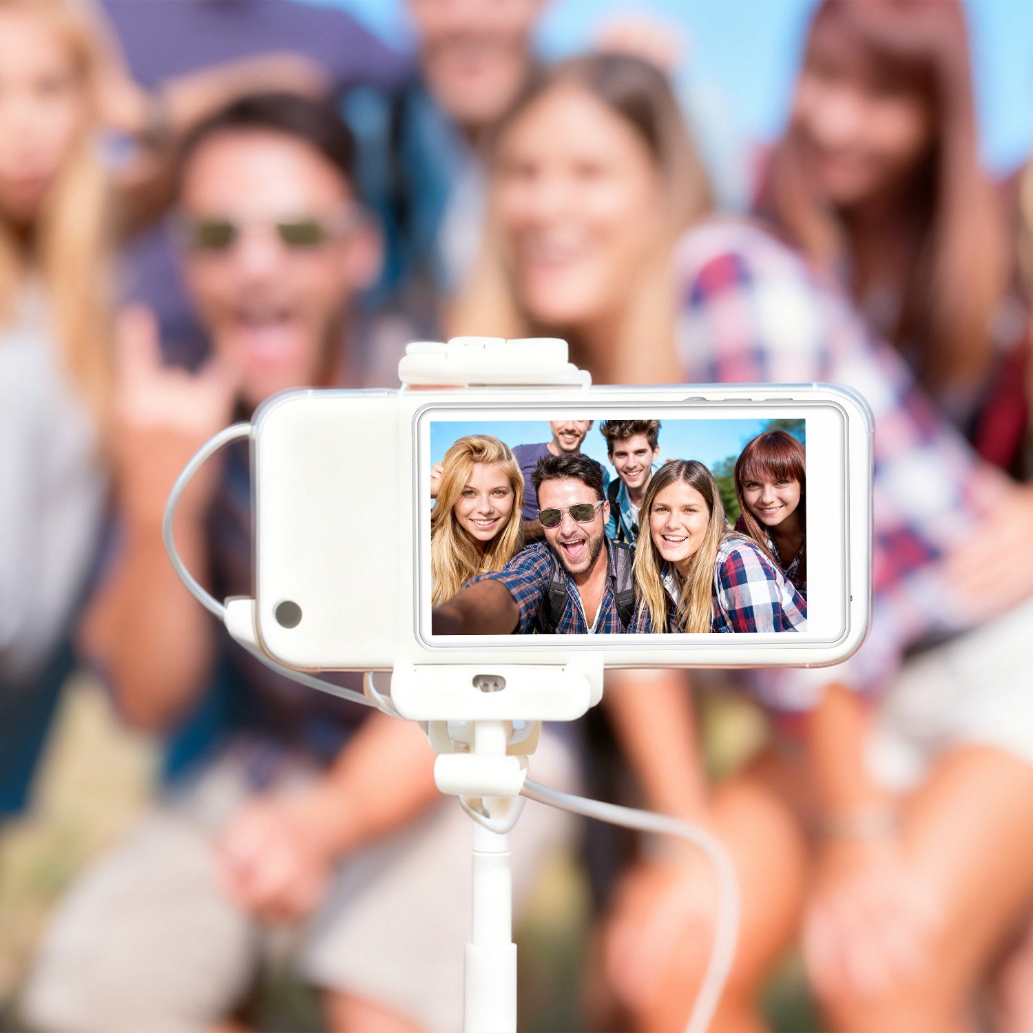 Wireless Selfie Monitor Screen Magnetic Vlog Display Remote