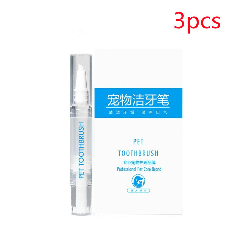 Pet Toothbrush Pen for Teeth Cleaning and Fresh Breath Care