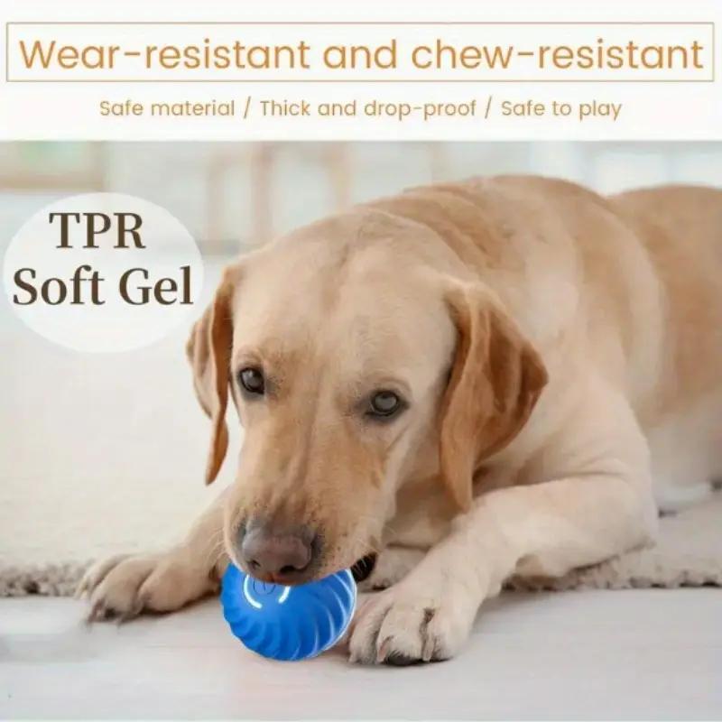 Interactive Pet Bounce Ball Toy for Dogs & Cats – Durable Bouncy Play Ball