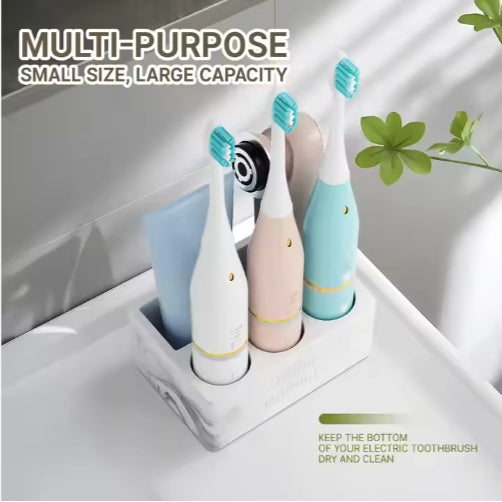 Premium Toothpaste Holder Bathroom Organizer for Electric Brushes