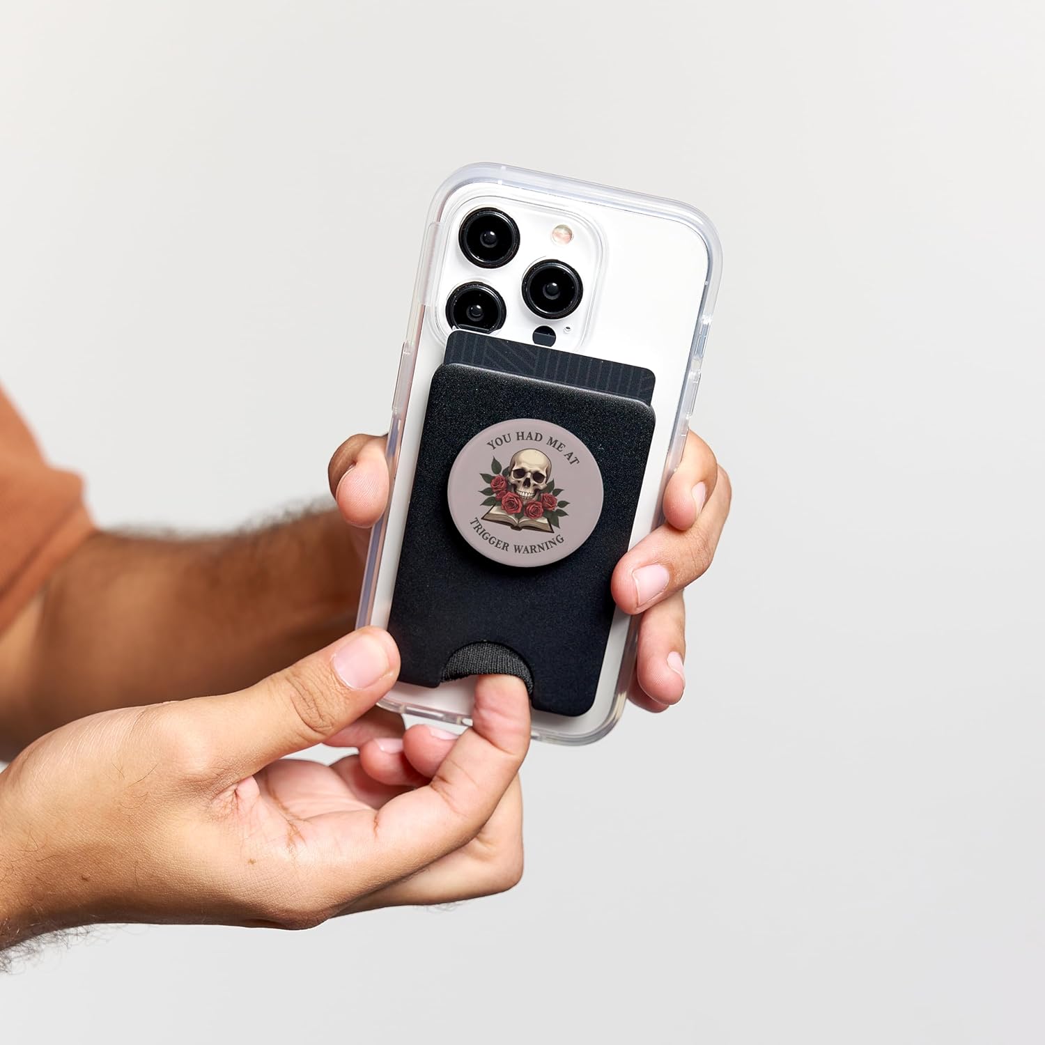 Phone Holder Sticker Foldable Grip Stand Adhesive Mount