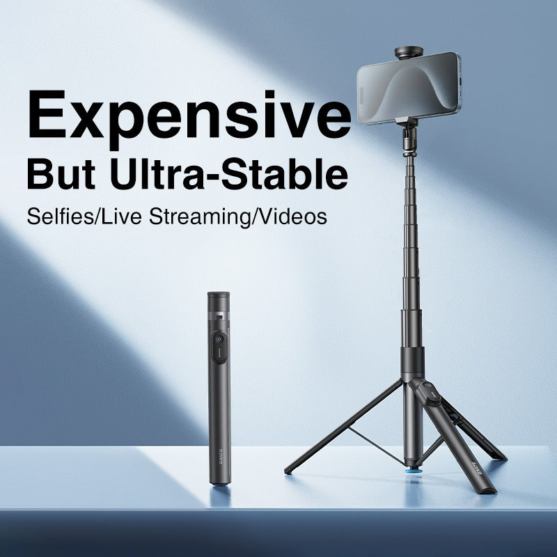 67in Selfie Stick Tripod with Remote Rotatable Phone Stand